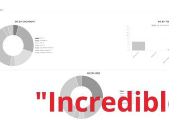 Incredible Ball In Court Dashboards Save Projects from Failure. Construction project manager analyzing a real-time dashboard on a laptop, surrounded by documents and blueprints to ensure workflow visibility and risk mitigation.