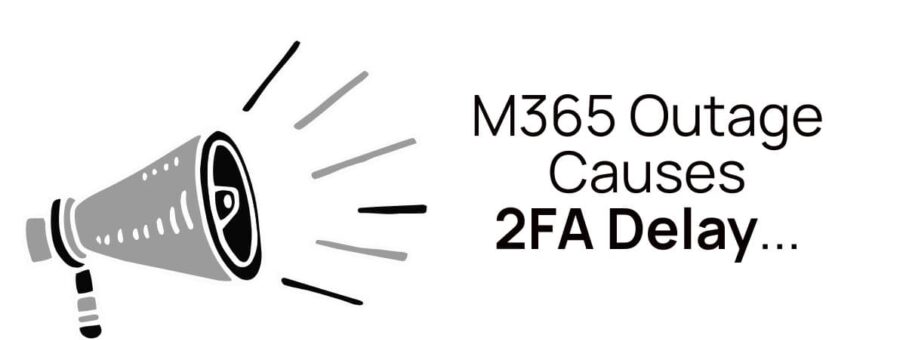 Megaphone announcing M365 outage issue {{brizy_dc_image_alt entityId=